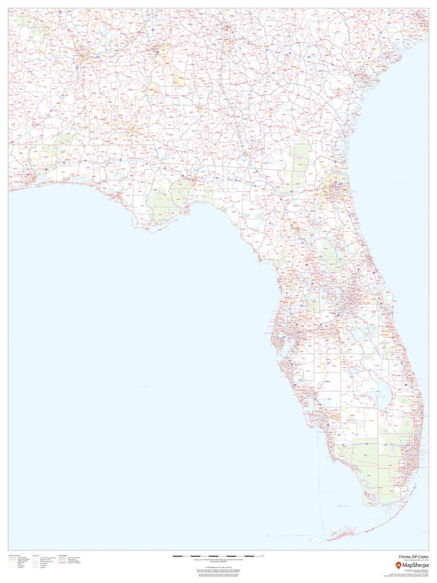 Florida Zip Code Map