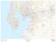 Hillsborough County Wall Map