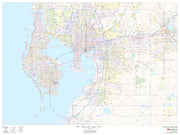 Hillsborough County Wall Map