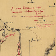 Atlanta campaign, Rossville to Snake Creek Gap, 1864