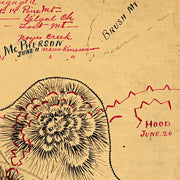 Map of the environs of Pine Mountain, Lost Mountain, Kenesaw Mountain, and Little Kenesaw Mountain by G. H. Blakeslee T. E., June 2-22, 1864