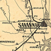 The army map of Georgia, 1864