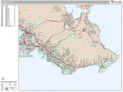 Premium Style Wall Map of Honolulu by Market Maps