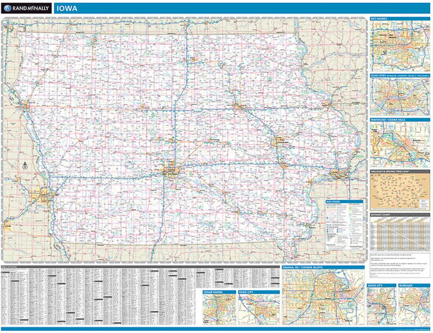 Iowa by Rand McNally