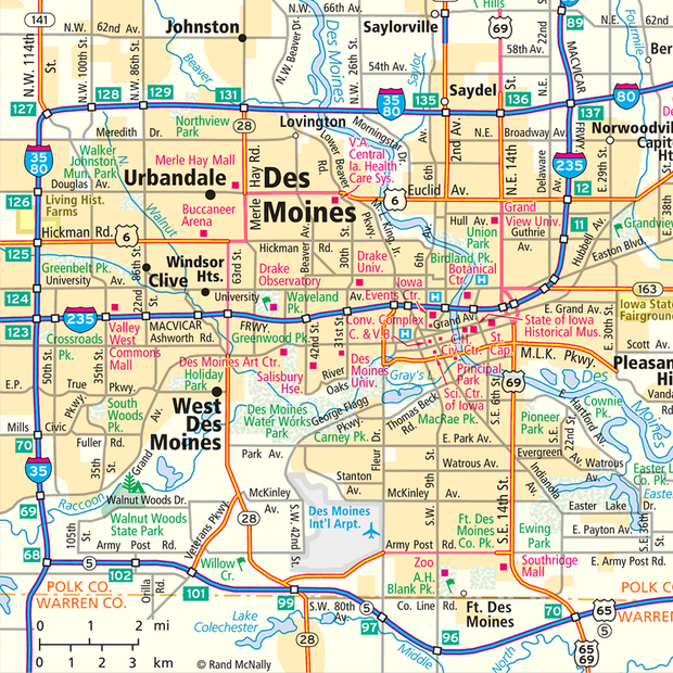 Iowa by Rand McNally