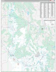 Premium Style Wall Map of Idaho by Market Maps