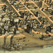 Alton, Illinois by A. Ruger, 1867