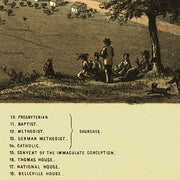 Belleville, Illinois by A. Ruger, 1867