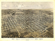 Bloomington, Illinois by A. Ruger, 1867