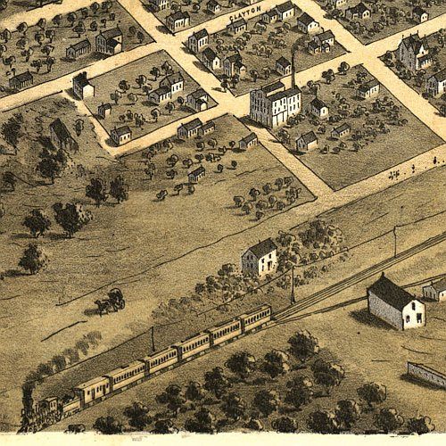 Bloomington, Illinois by A. Ruger, 1867