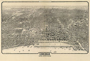 Chicago, Central Business Section by Arno B. Reincke, 1916