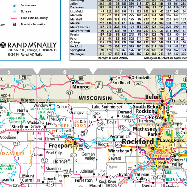 Illinois by Rand McNally