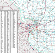 Premium Style Wall Map of Illinois by Market Maps