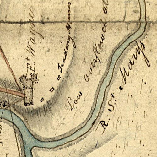 Fort Wayne, Indiana by P.M. Neff, 1795