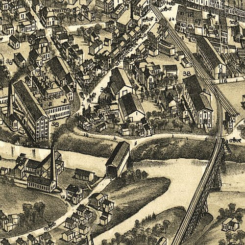 Richmond, Indiana by Albert Downs, 1884