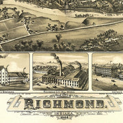 Richmond, Indiana by Albert Downs, 1884