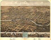 South Bend, Indiana by A. Ruger, 1866