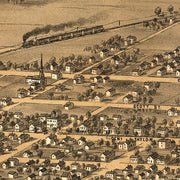 South Bend, Indiana by A. Ruger, 1866