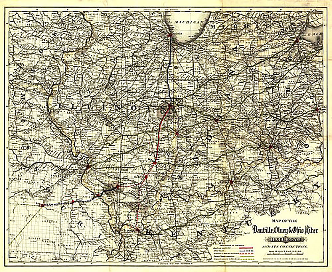 Danville, Olney &amp; Ohio River Railroad, 1881