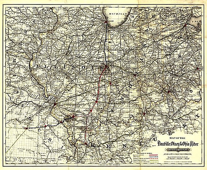 Danville, Olney &amp; Ohio River Railroad, 1881