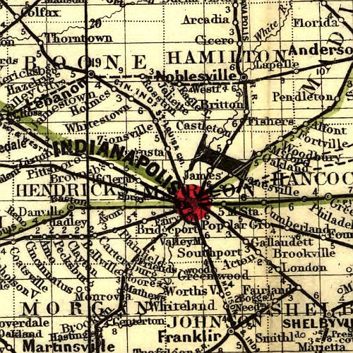Danville, Olney &amp; Ohio River Railroad, 1881