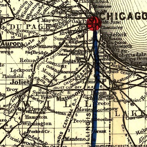 Danville, Olney &amp; Ohio River Railroad, 1881