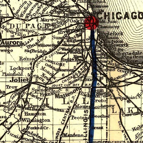 Danville, Olney & Ohio River Railroad, 1881