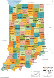 Indiana County Map