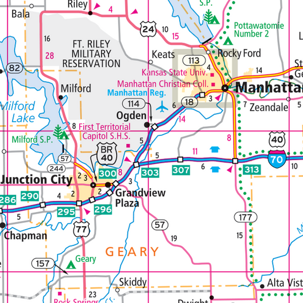 Kansas by Rand McNally