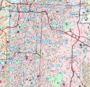 Premium Style Wall Map of Kansas City, KS by Market Maps