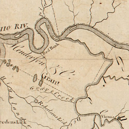 A map of Kentucky from actual survey by Elihu Barker, 1793