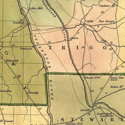 Kentucky & Tennessee by David H. Burr, 1839