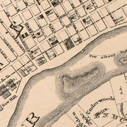 Map of the city of Louisville, Kentucky, New Albany & Jeffersonville, Indiana by Wm. C. Coghlan, 1873