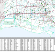 Premium Style Wall Map of Louisiana by Market Maps