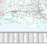 Premium Style Wall Map of Louisiana by Market Maps