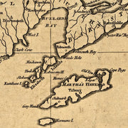 A new and accurate map of the colony of Massachusets [sic] Bay, 1780