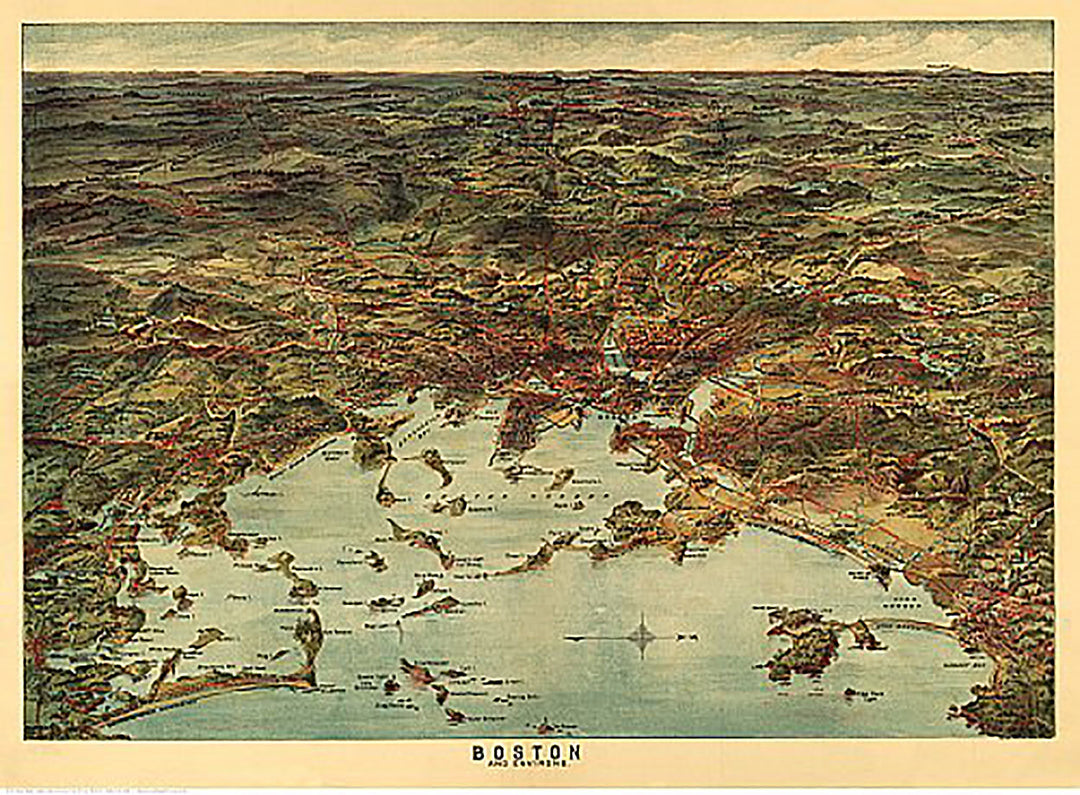 Boston and Environs by Geo. H. Walker &amp; Co., 1905