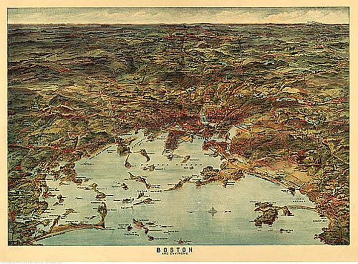 Boston and Environs by Geo. H. Walker &amp; Co., 1905