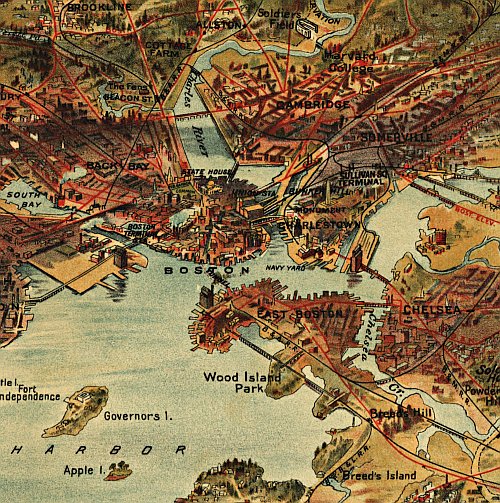 Boston and Environs by Geo. H. Walker & Co., 1905