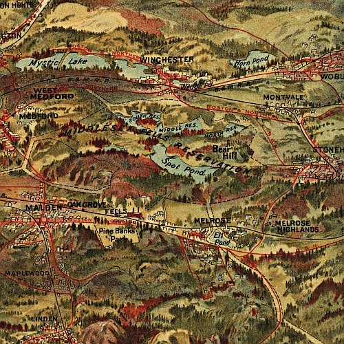 Boston and Environs by Geo. H. Walker &amp; Co., 1905