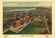 Bird's eye view of Boston by Geo. H. Walker & Co, 1902