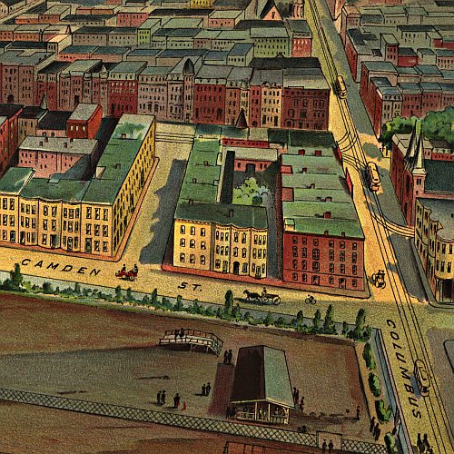 Bird's eye view of Boston by Geo. H. Walker & Co, 1902