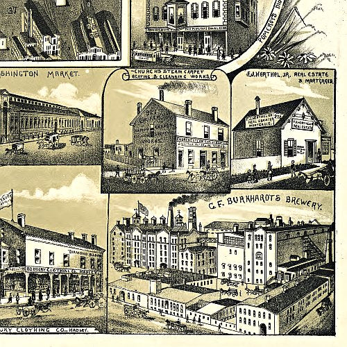 Boston Highlands, Wards 19, 20, 21 &amp; 22 of Boston by O.H. Bailey &amp; Co., 1888