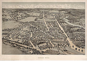 Dedham, Mass. by E. Whitefield, 1876