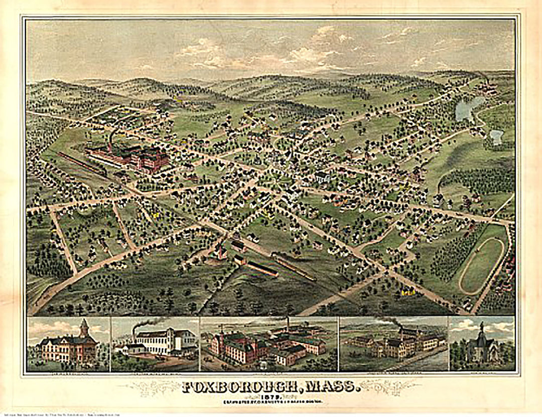Foxborough, Mass., by O. H. Bailey &amp; J. C. Hazen, 1879