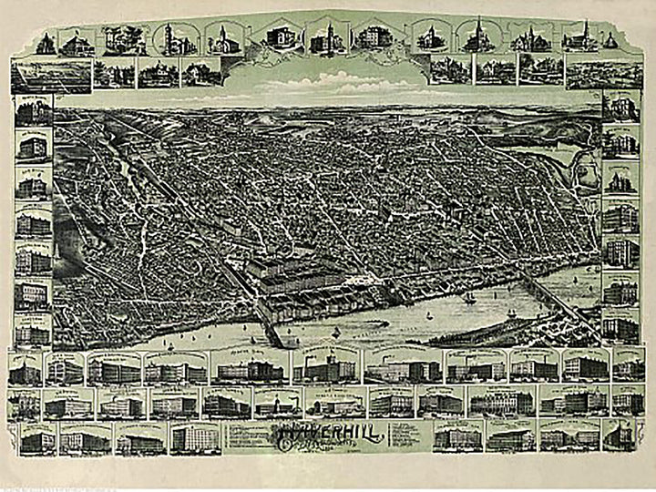 Haverhill, Massachusetts by O.H. Bailey &amp; Co., c1893