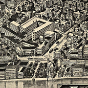 Aero view of Haverhill, Massachusetts by Fowler & Downs, 1914