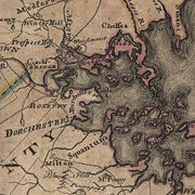 Massachusetts by Bernard Romans, 1775