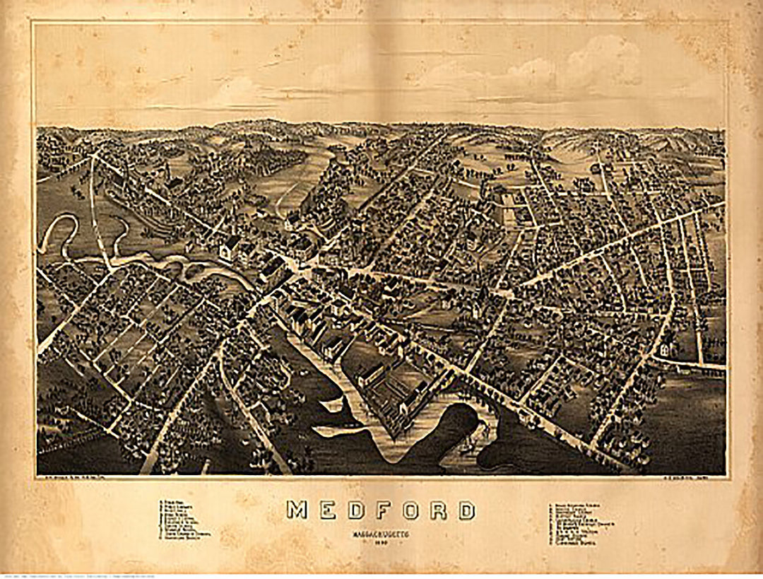 Medford, Massachusetts by O.H. Bailey &amp; Co., 1880