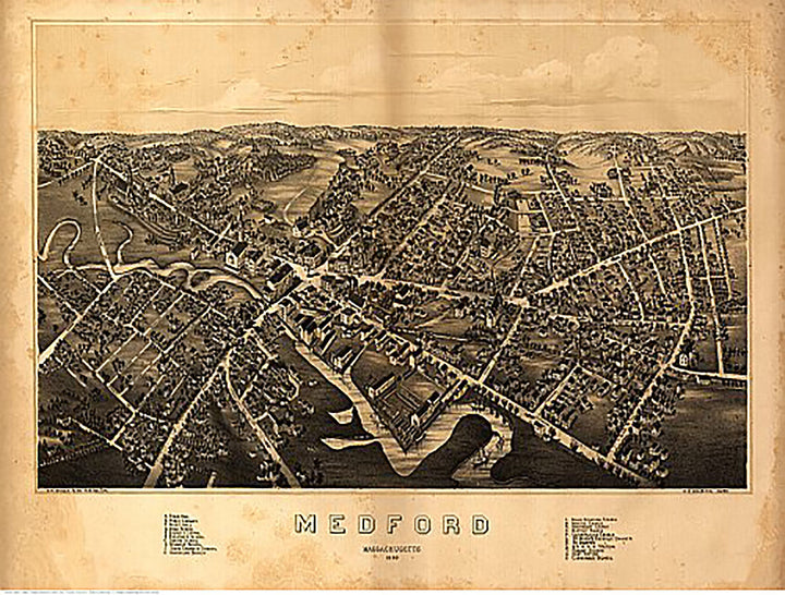 Medford, Massachusetts by O.H. Bailey &amp; Co., 1880